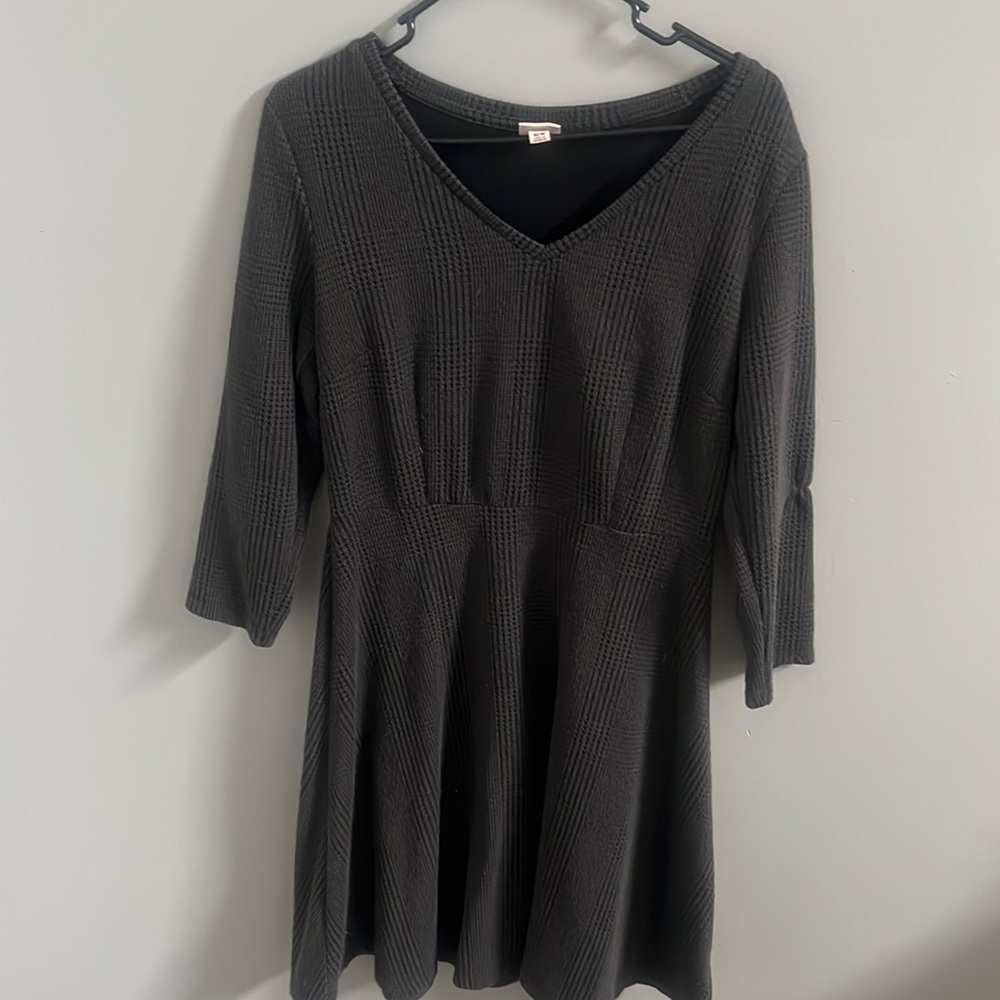 Merona Gray a-line Sweater dress
